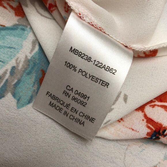 Elaine Rose Floral Blouse Size Medium Sleeveless Top - Picture 7 of 7